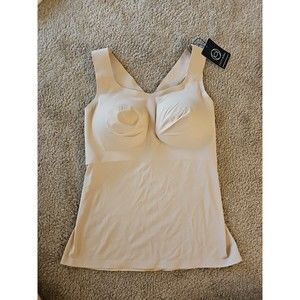 Evelyn and Bobbie Smoothing Bra Cami TAN Size Medium NEW $88